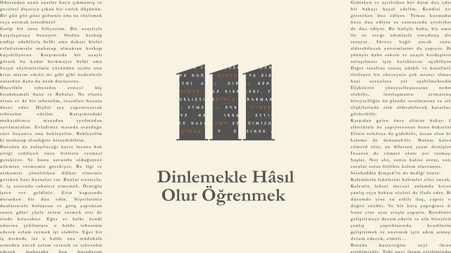 Aile içinde benden biz e yolculuk serisi (3/4) Dinlemekle Hâsıl Olur Öğrenmek